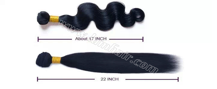 Hair Weave Measure length