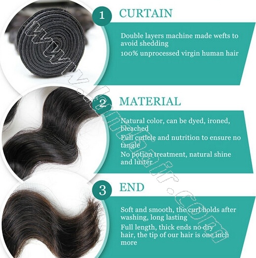 selected brazilian hair