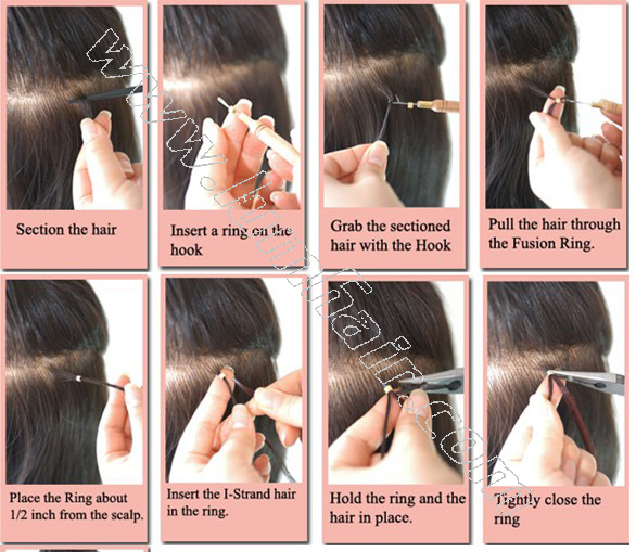 i-tip-hair-extension-application