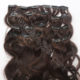 Grade 7A real hair extensions clip in