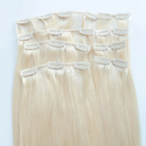 Grade-6A Human clip in hair extensions