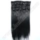 Clip in Human Hair Extensions 10pcs 22clips #1 (4)