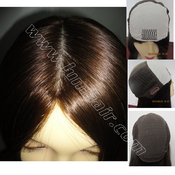Human hair wigs with various color and length made by 
