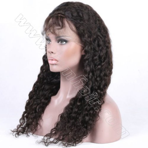 Deep curly full lace wig