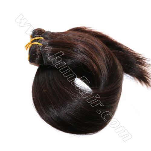 Natural color hair weave