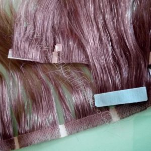 Seamless hair extensions skin wefts