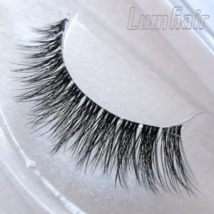 Fiber eyelash extensions