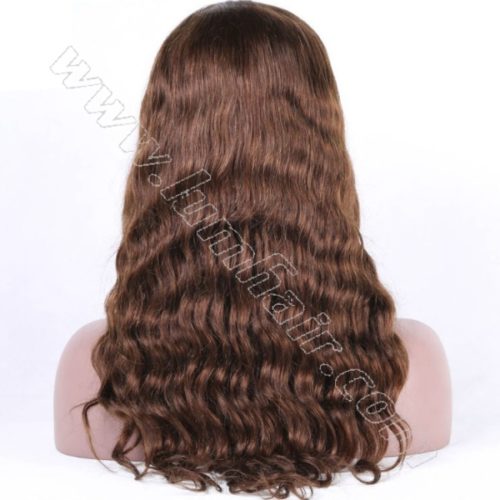 Lace front wig brown sugar color