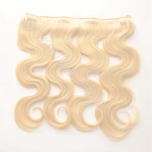 One piece human hair extensions