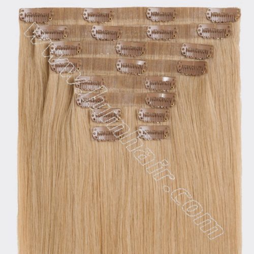 Seamless clip hair extensions