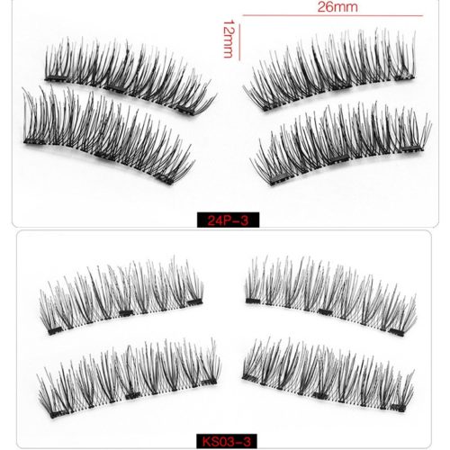 Full lash magnetic lashes with 3 magnets