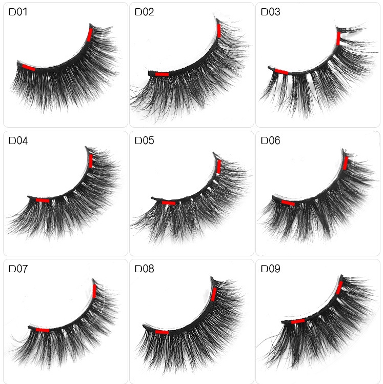 3D Mink Magnetic lash with 2 magnets