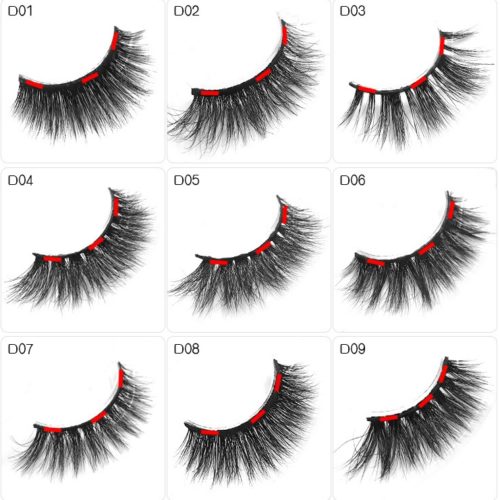 3D Mink magnetic lash with 3 magnets